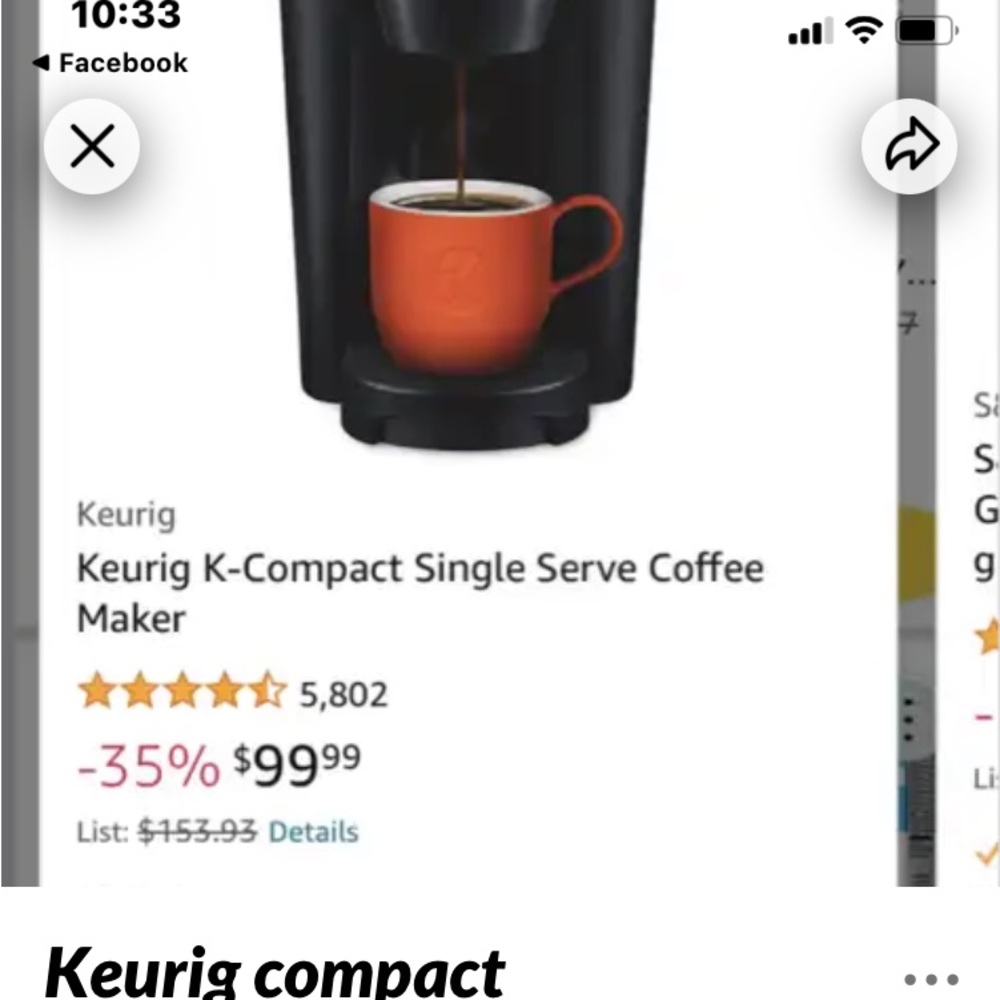 Keurig, single, serve coffee maker, brand new, still in the box